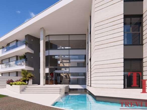 Современный элитный жилой комплекс с бассейном, современные архитектурные решения, просторные балконы и панорамные окна, эксклюзивное жилье в престижных районах Италии и мира.