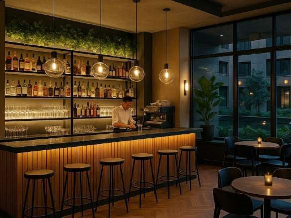 Офис роскошного агентства недвижимости Треви Элит, специализирующегося на элитных итальянских и международных объектах недвижимости, с современным интерьером, уютной атмосферой и стильным дизайном.