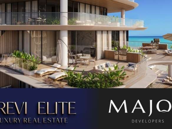 Эксклюзивная современная вилла на берегу моря с просторными террасами, панорамными окнами и шикарным видом на океан, предлагающая роскошную жизнь у моря.