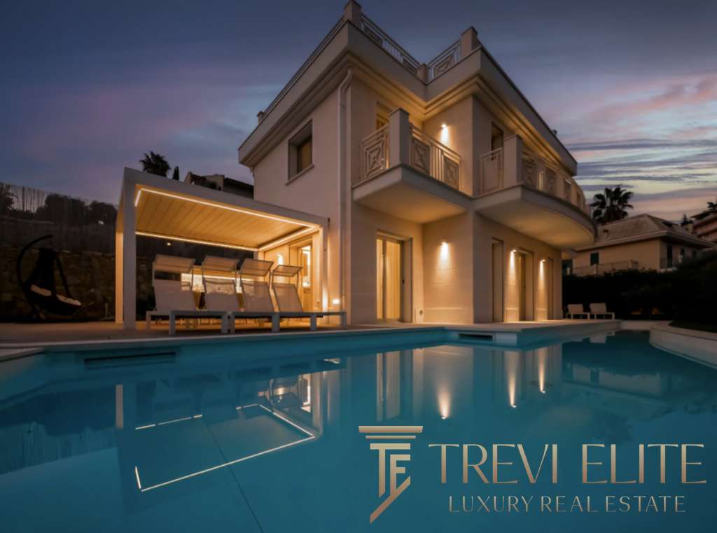 Уникальный особняк с современным дизайном, собственной бассейной, элитной террасой и панорамным видом, идеально подходит для тех, кто ценит роскошь и комфорт.