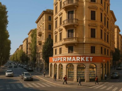 pupermarket v prodazhe v rime, italia