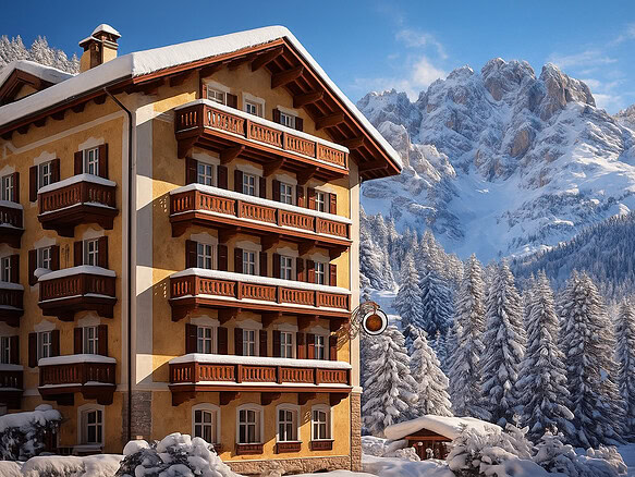 otel 4 cortina d'ampezzo dolomiti v prodazhe