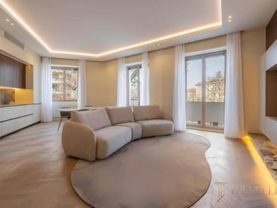 apartment campione ditalia living room 1