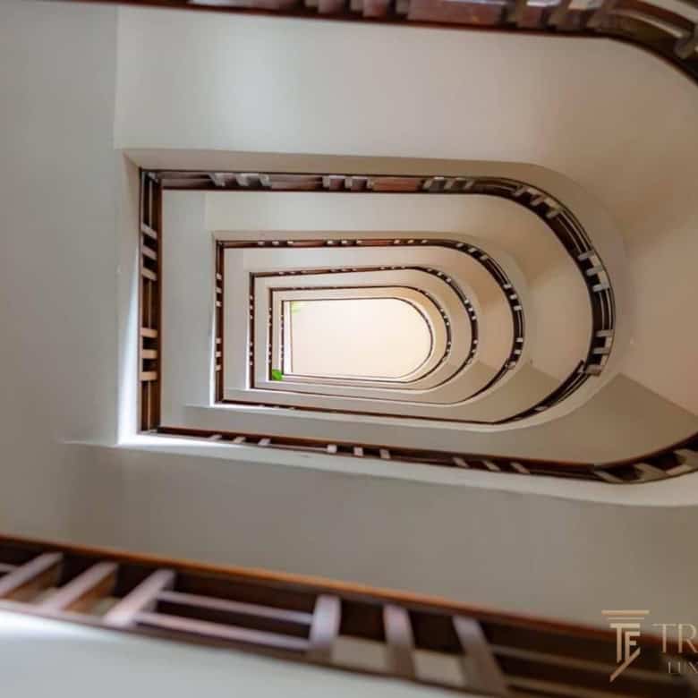 apartment campione ditalia staircase 1