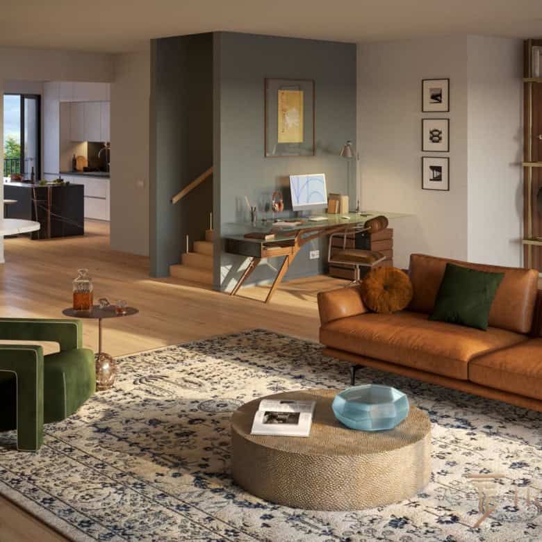 apartment porta venezia living room 1