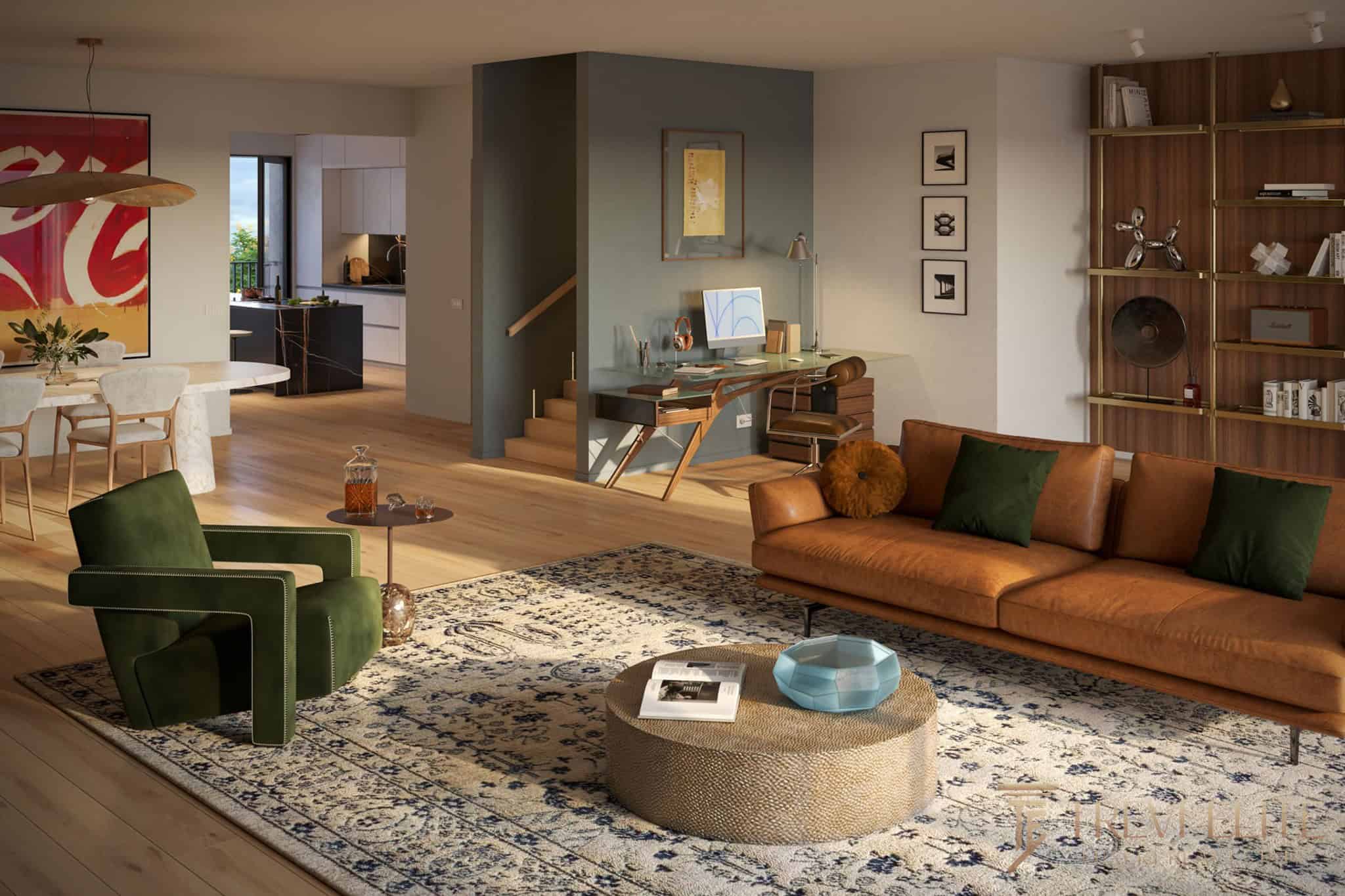 apartment porta venezia living room 1