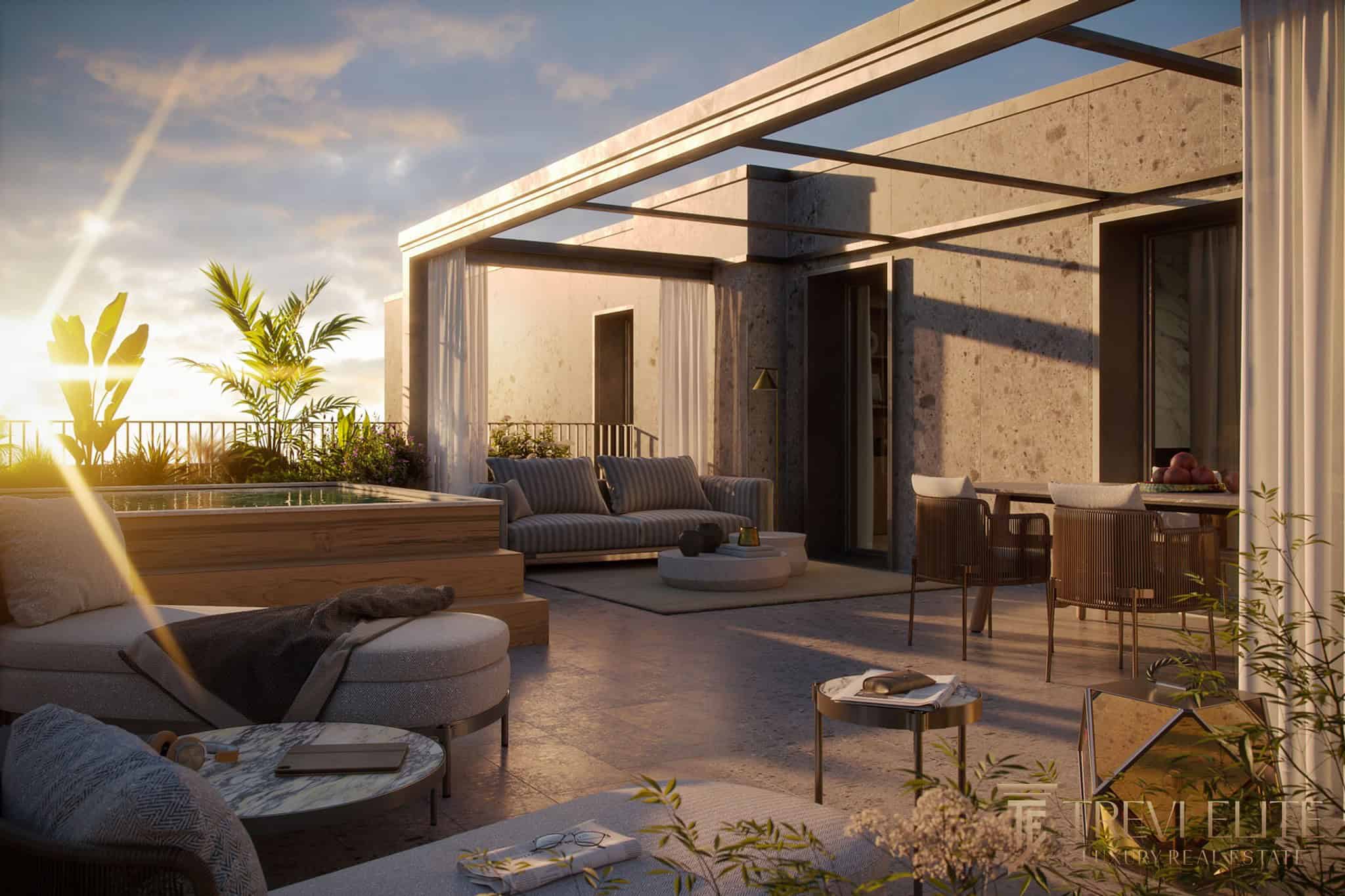 apartment porta venezia rooftop terrace 1