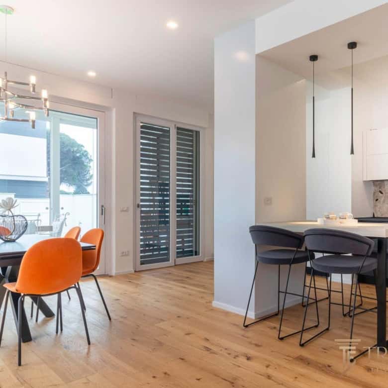 villa axa kitchen living 1